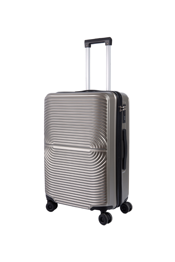 Beständiger Crystal Shield PC-filmbeschichteter ABS-Reisekoffer