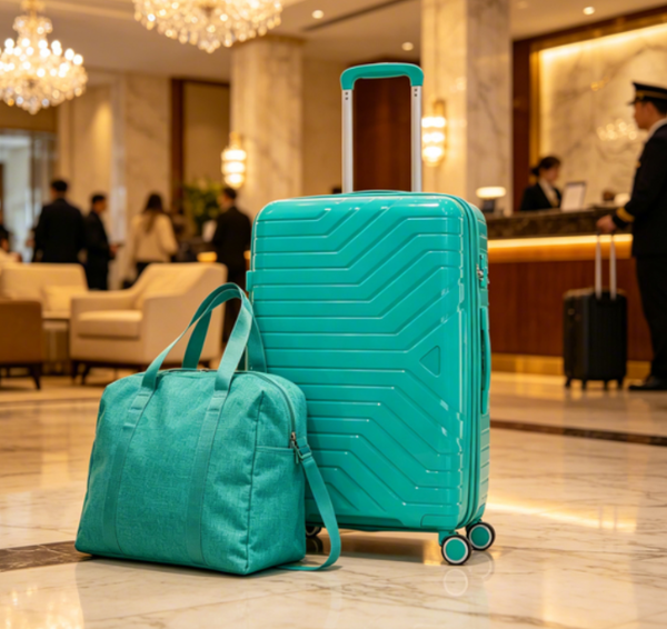 duffle bag roller suitcase